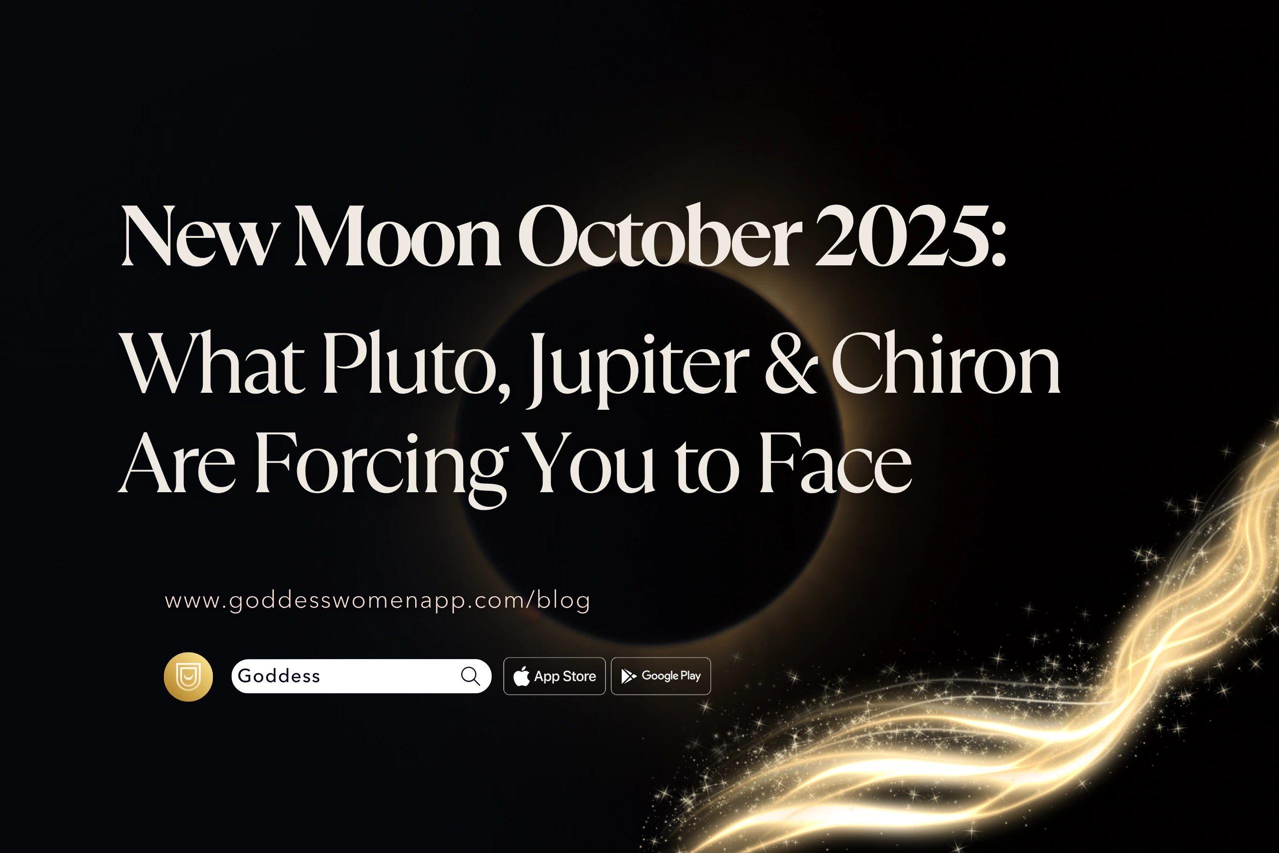 New Moon October 2025: What Pluto, Jupiter & Chiron Are Forcing You to Face